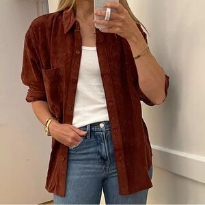Abercrombie Oversized Corduroy Shirt Jacket